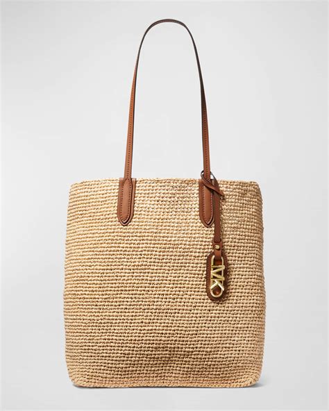 michael kors charlton straw handbags|Michael Kors north south tote.